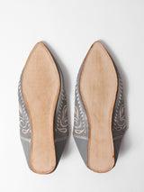 Decorative Moroccan Leather Slippers